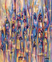 Muhammad Yousuf, 24 x 30 Inch, Acrylic On Canvas, Figurative Painting, AC-MYSF-052 Muhammad Yousuf, 24 x 30 Inch, Acrylic On Canvas, Figurative Painting, AC-MYSF-052